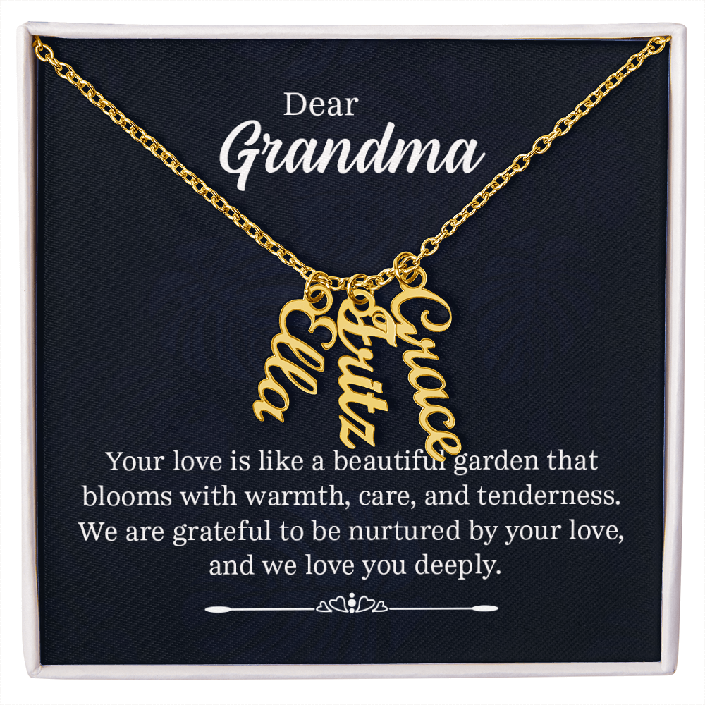 Grand Kids Name Necklace