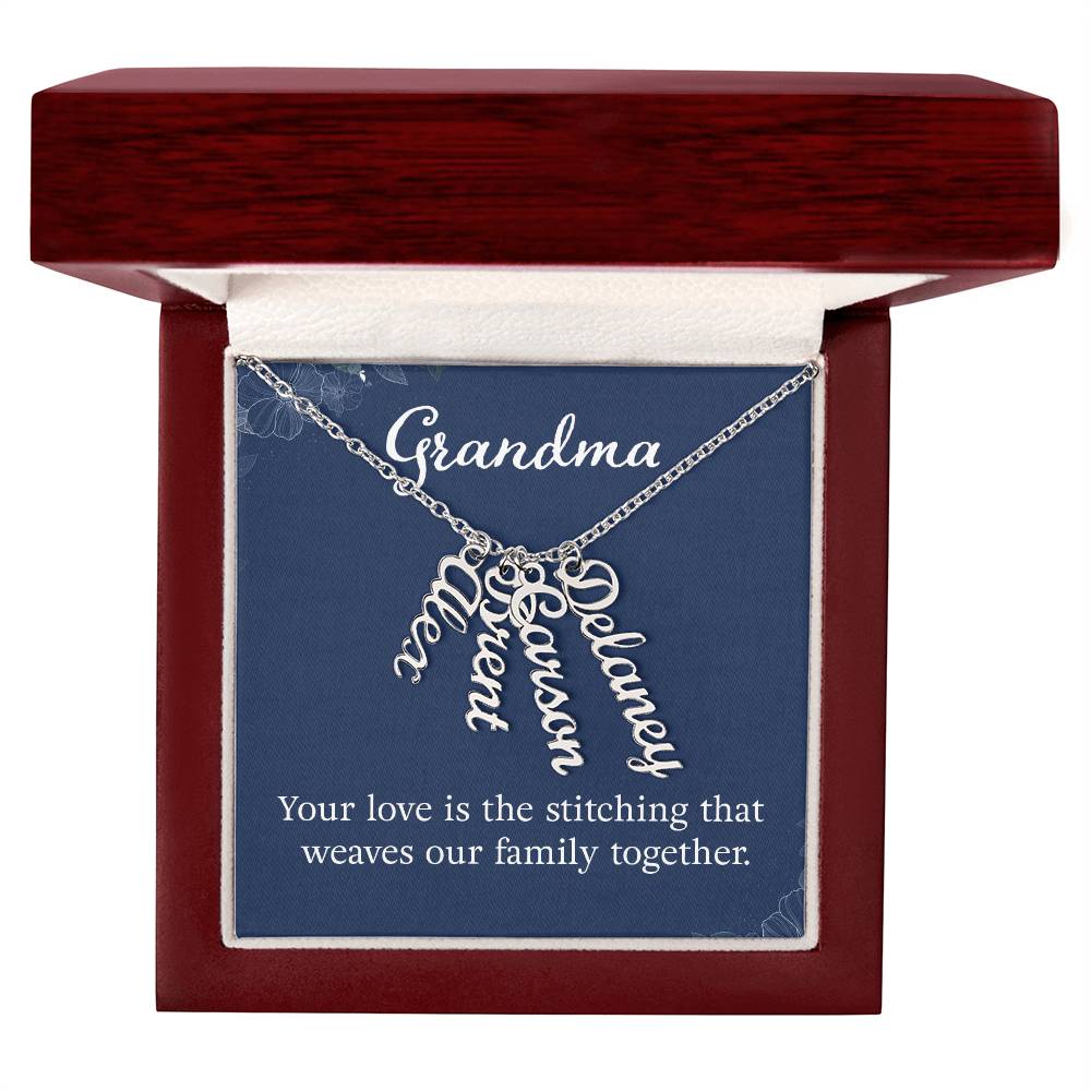 Name Necklace for Grandma