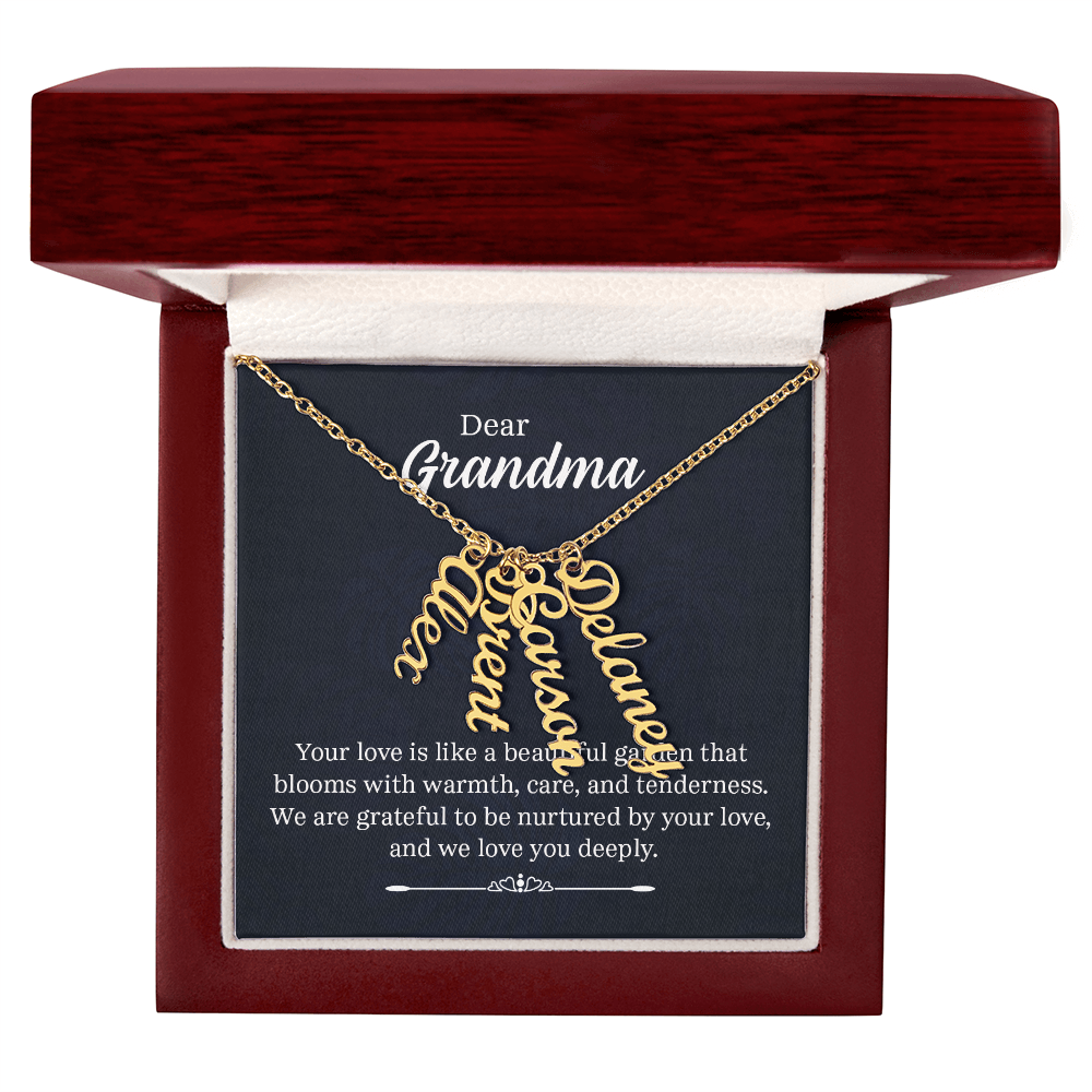 Grand Kids Name Necklace