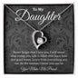 To My Daughter - Heart Necklace