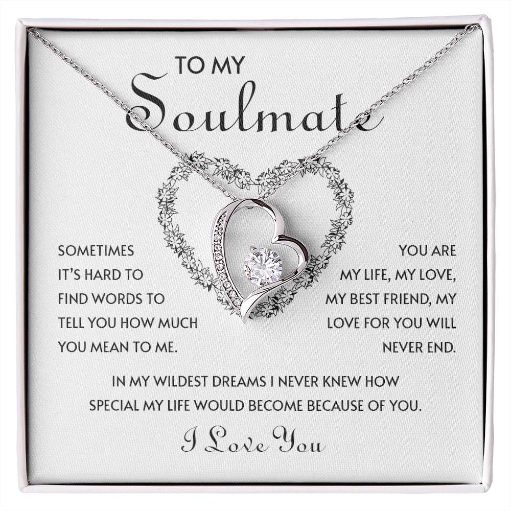 To My Soulmate | Forever Love Necklace
