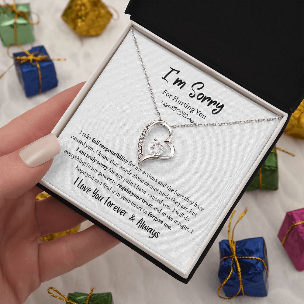 I'm Sorry For Hurting You - Forever Love Necklace