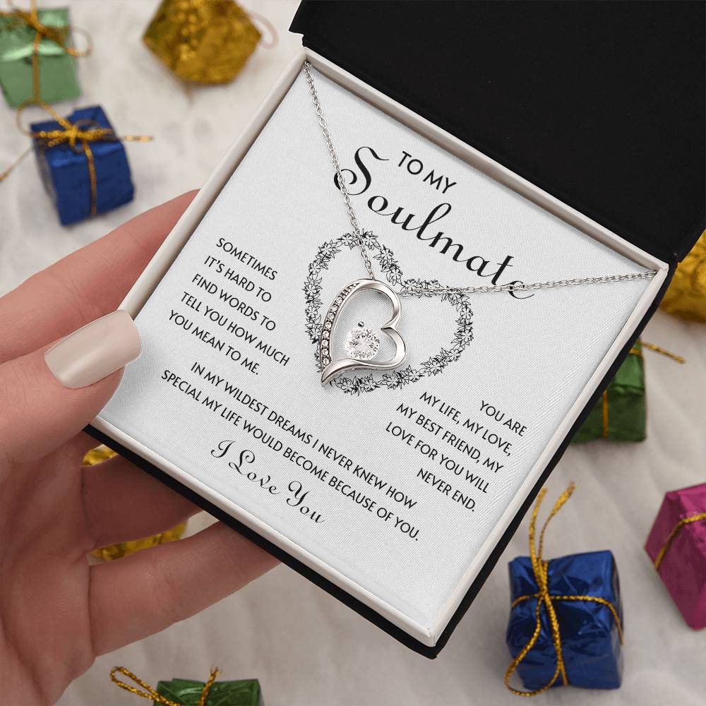 To My Soulmate | Forever Love Necklace