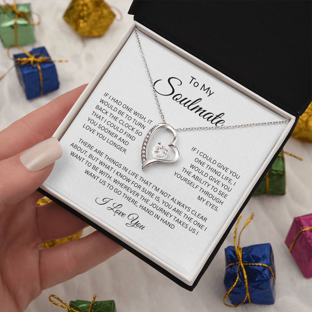To My Soulmate Love Forever Necklace