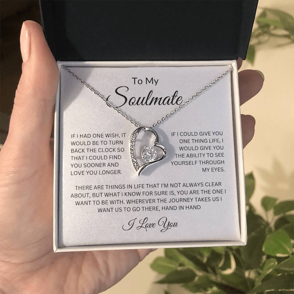 To My Soulmate Love Forever Necklace