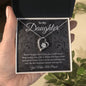 To My Daughter - Heart Necklace