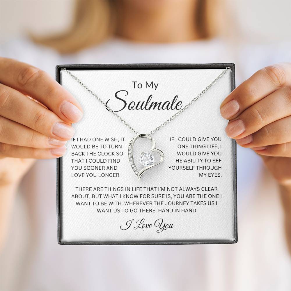 To My Soulmate Love Forever Necklace