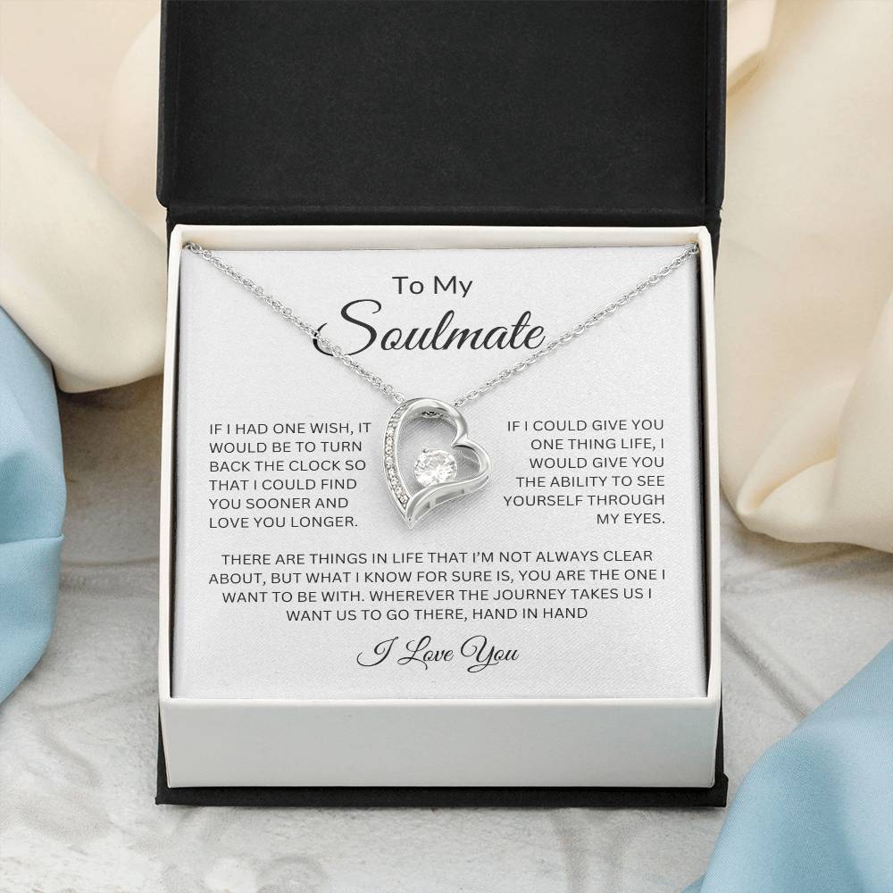 To My Soulmate Love Forever Necklace