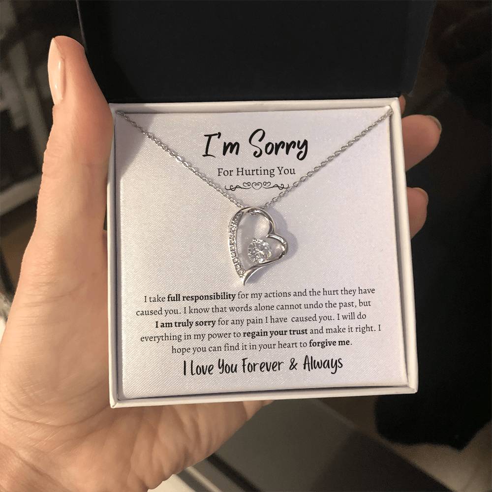 I'm Sorry For Hurting You - Forever Love Necklace