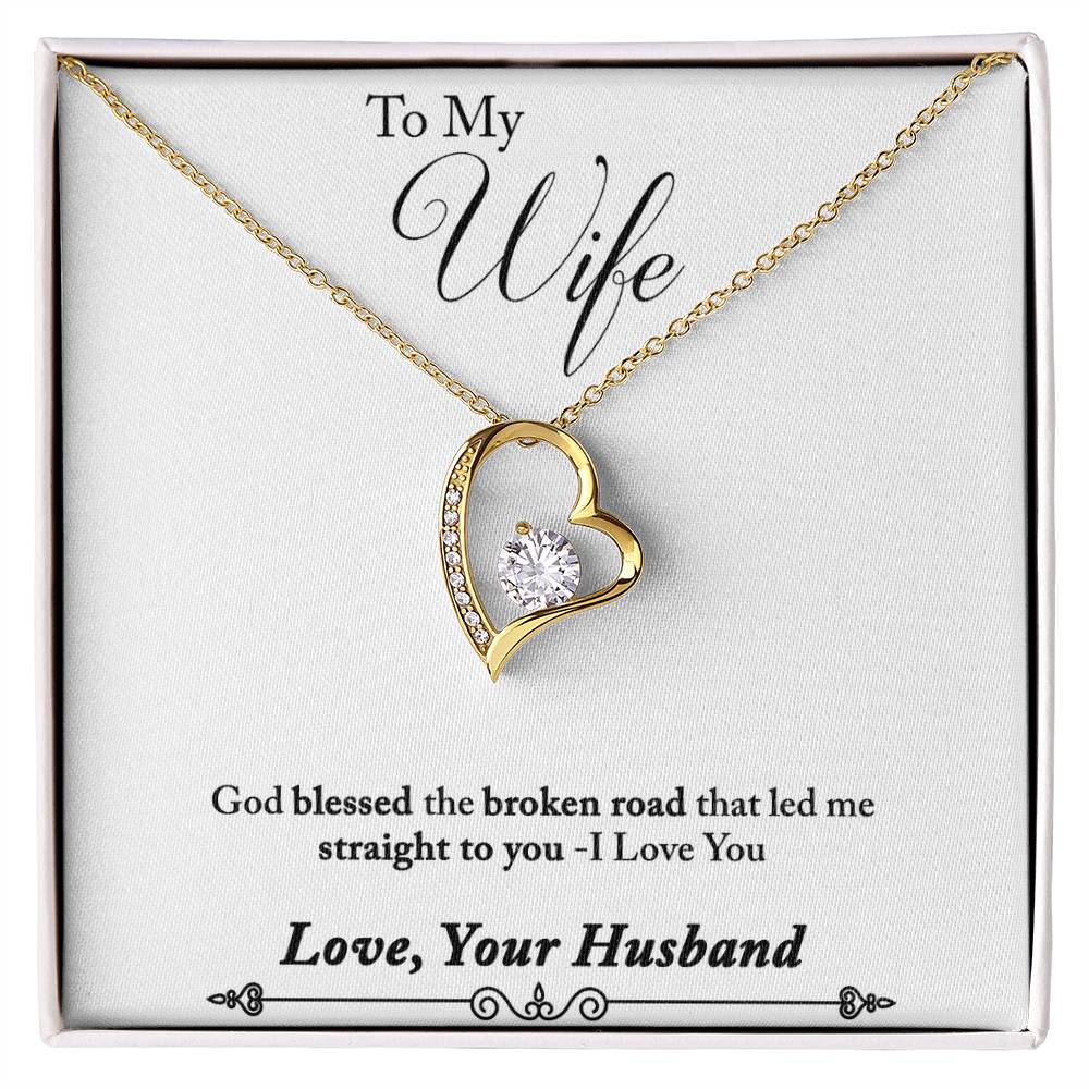 To Wife Forever Love Necklace From Husband