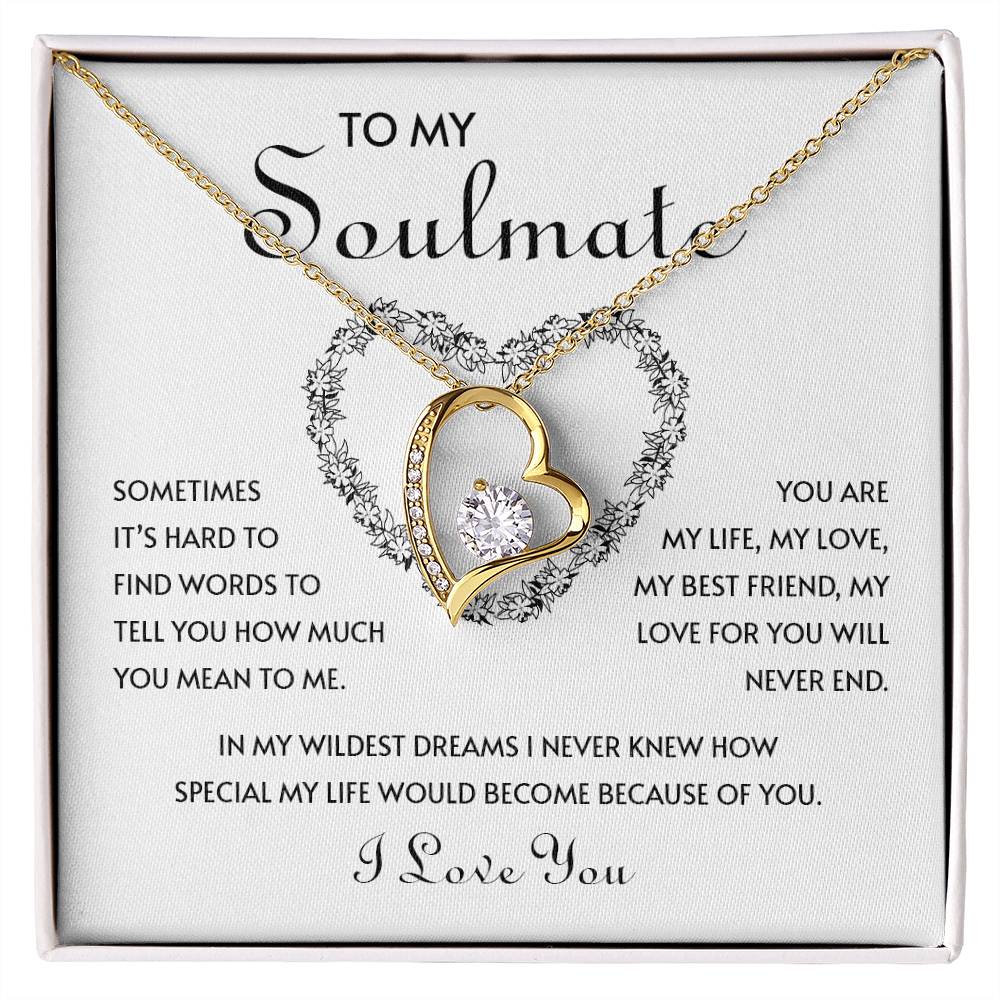 To My Soulmate | Forever Love Necklace