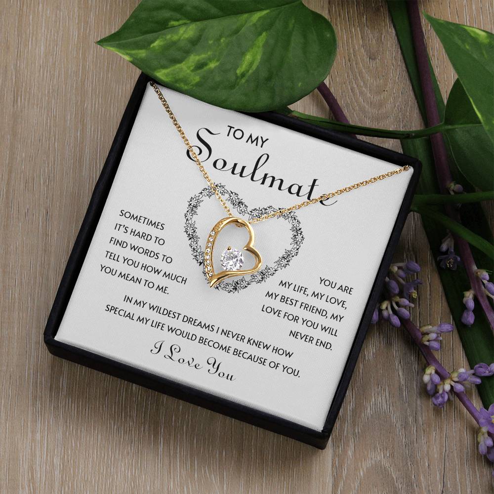 To My Soulmate | Forever Love Necklace