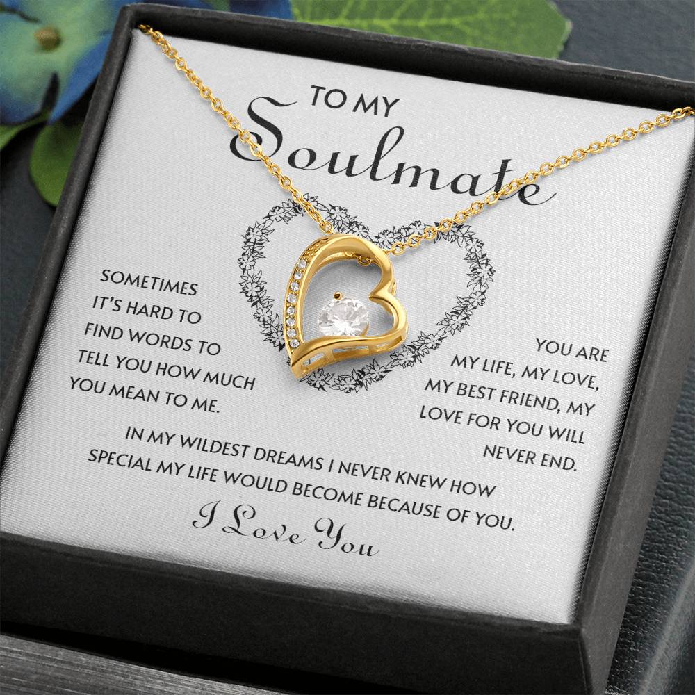 To My Soulmate | Forever Love Necklace