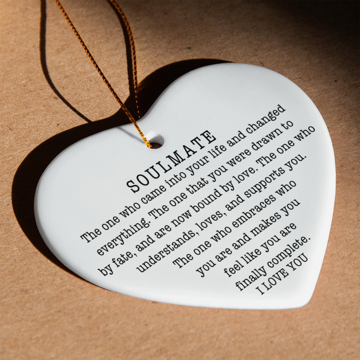 To My Soulmate Ornament