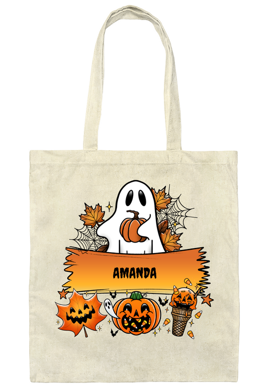 Halloween Canvas Tote Bag