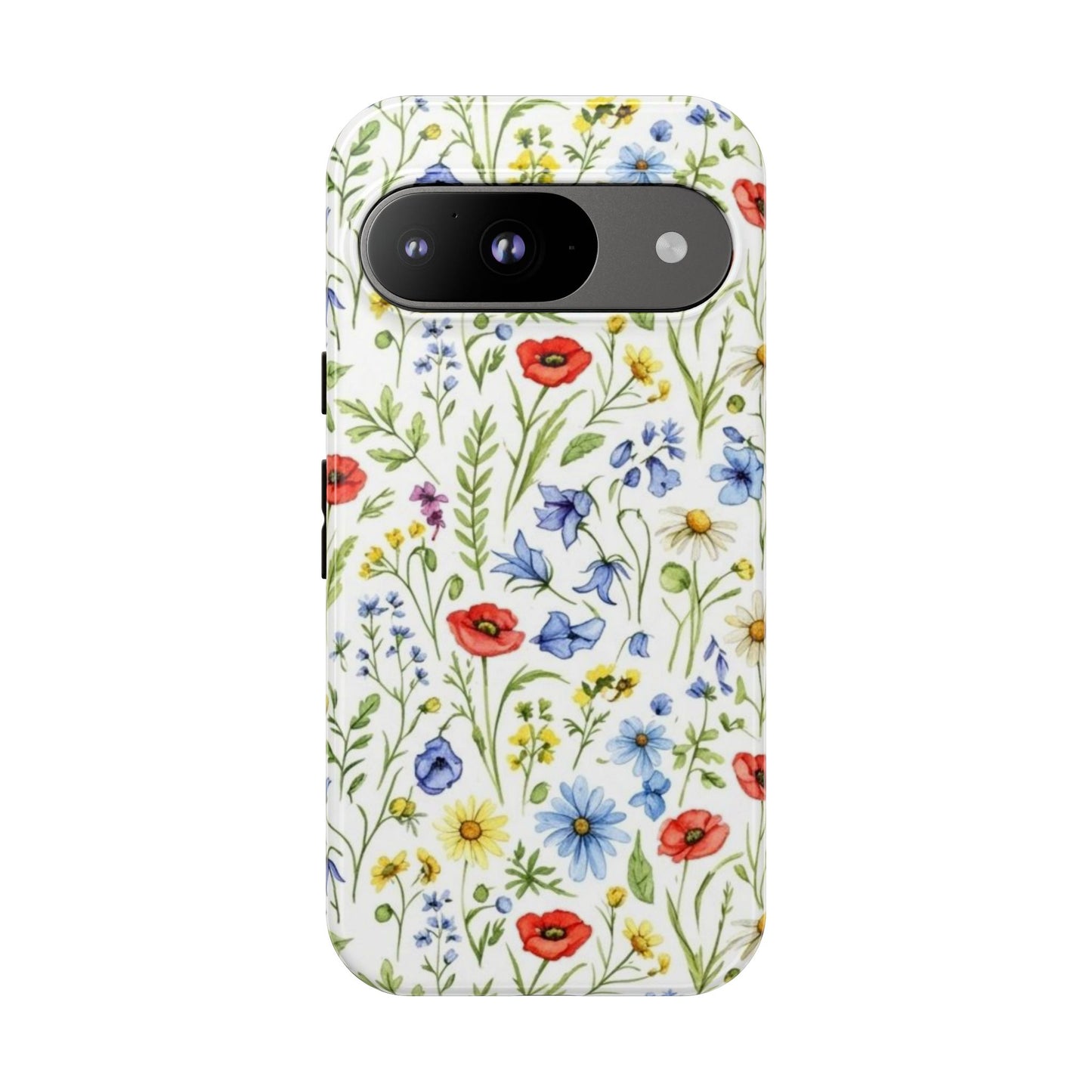 Floral Phone Case, Bohemian Style Tough Case, Nature Inspired Phone Cover, Gift for Her, Summer Vibes