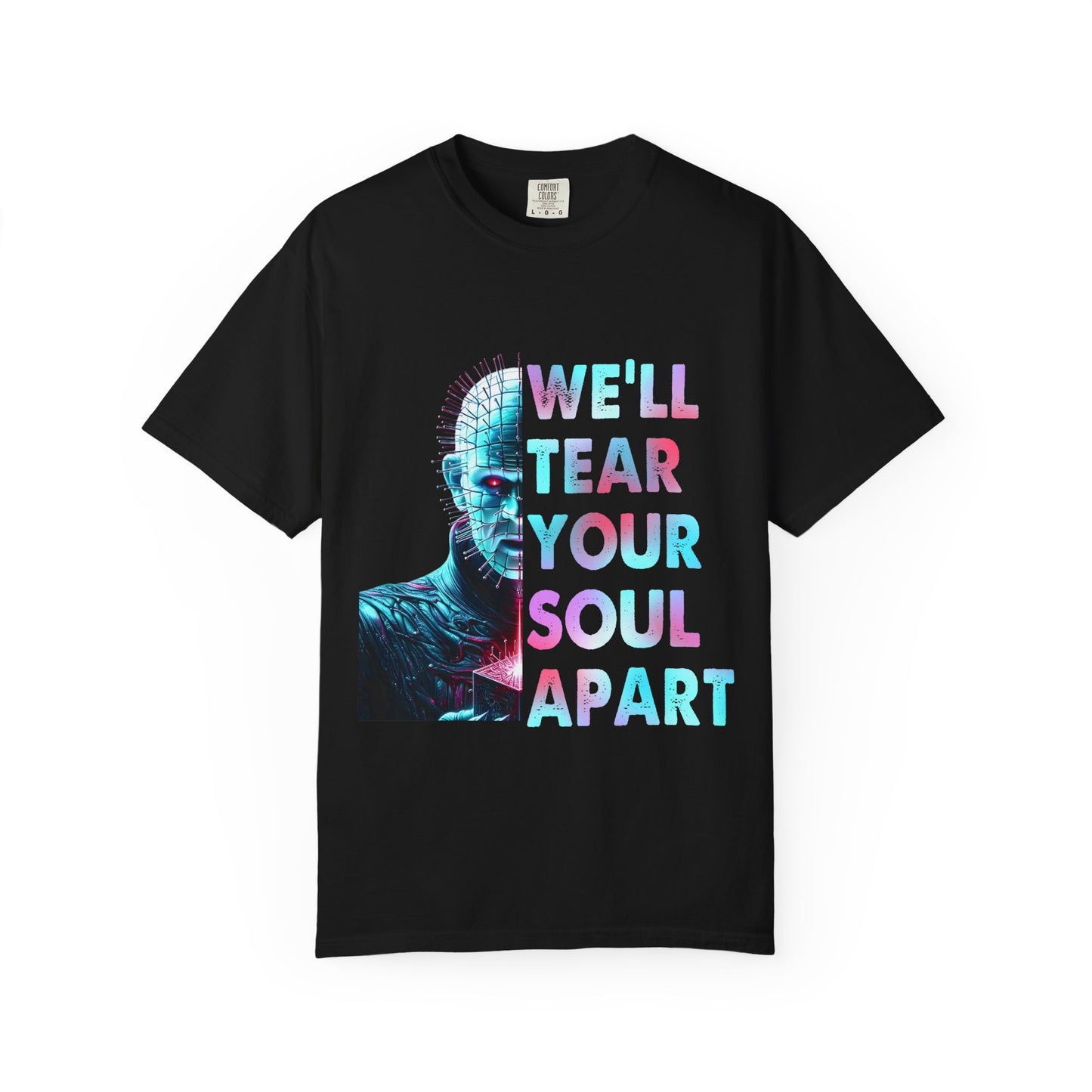 Dark Humorous Unisex T-shirt, Perfect for Horror Fans, Graphic Tee for Halloween, Casual Wear, Fun Gift for Friends