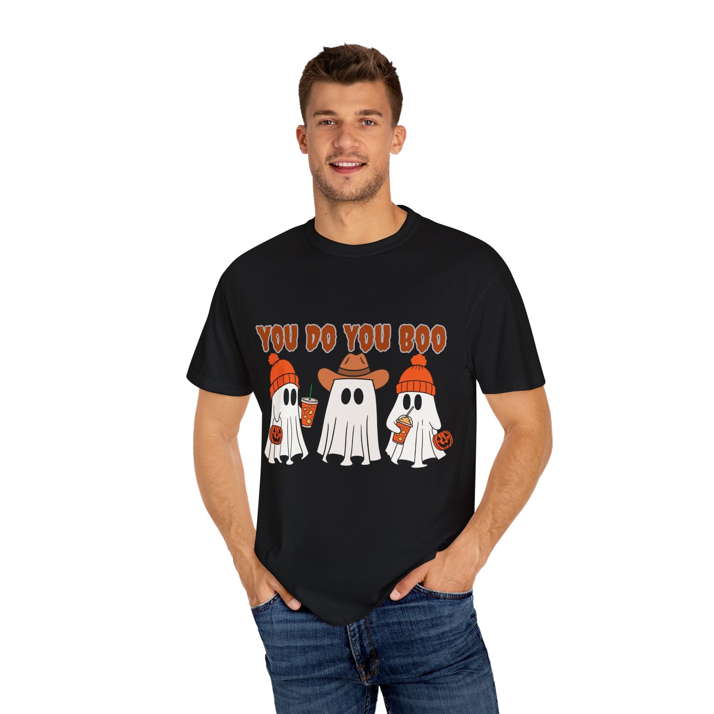 Halloween Ghost T-Shirt, Funny Spooky Tee, Unisex Graphic Shirt, Fall Outfit, Casual Halloween Wear