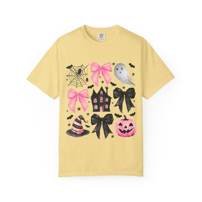 Halloween Graphic Tee, Spooky T-Shirt, Unisex Halloween Shirt, Ghost & Pumpkin Design, Autumn Casual Wear