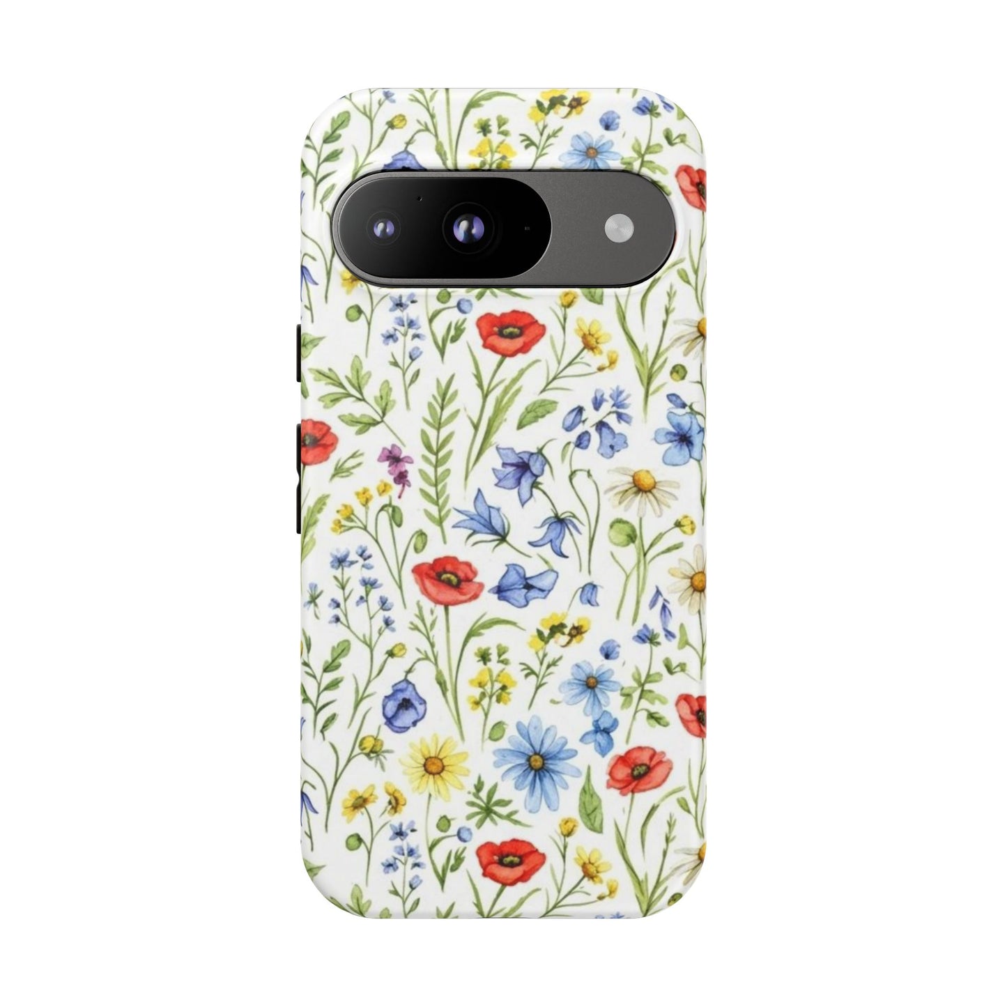 Floral Phone Case, Bohemian Style Tough Case, Nature Inspired Phone Cover, Gift for Her, Summer Vibes