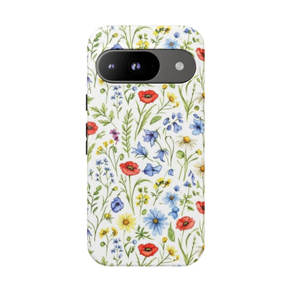 Floral Phone Case, Bohemian Style Tough Case, Nature Inspired Phone Cover, Gift for Her, Summer Vibes
