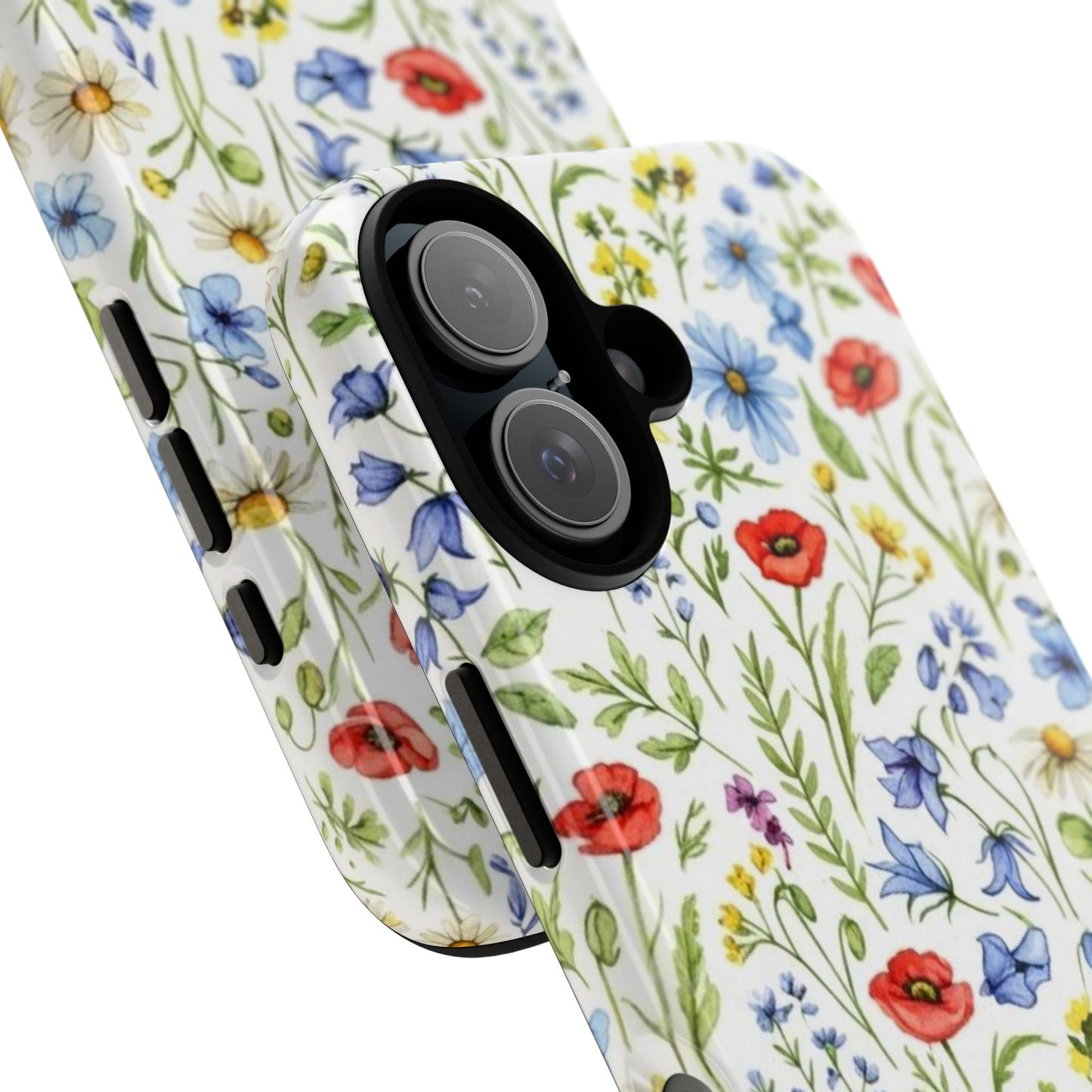 Floral Phone Case, Bohemian Style Tough Case, Nature Inspired Phone Cover, Gift for Her, Summer Vibes