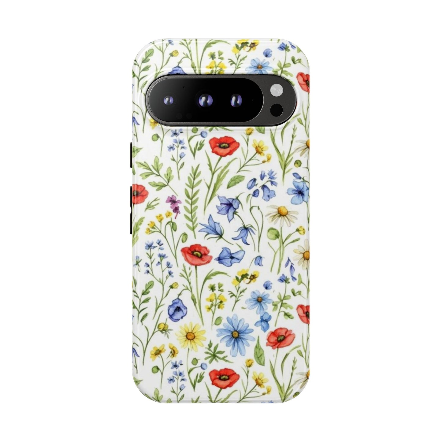 Floral Phone Case, Bohemian Style Tough Case, Nature Inspired Phone Cover, Gift for Her, Summer Vibes