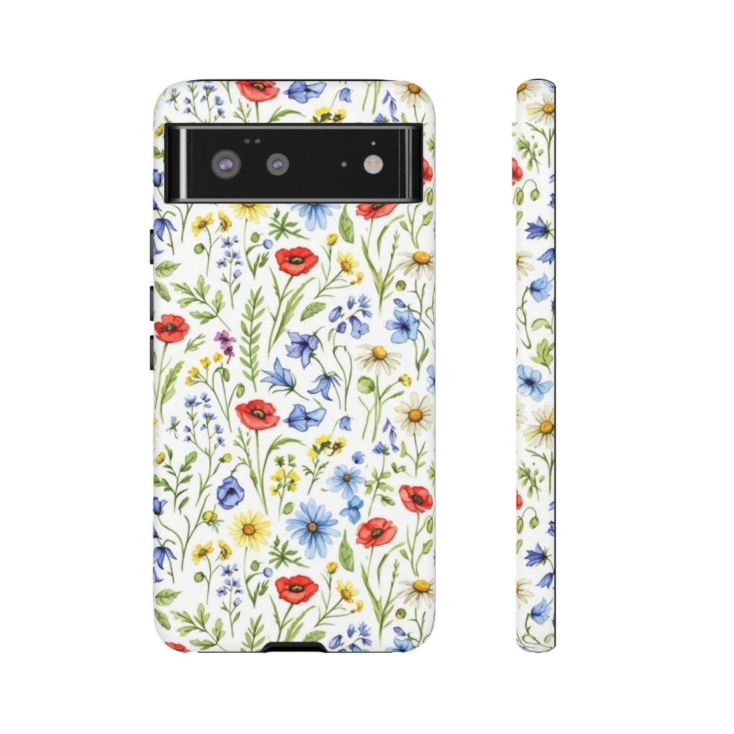 Floral Phone Case, Bohemian Style Tough Case, Nature Inspired Phone Cover, Gift for Her, Summer Vibes