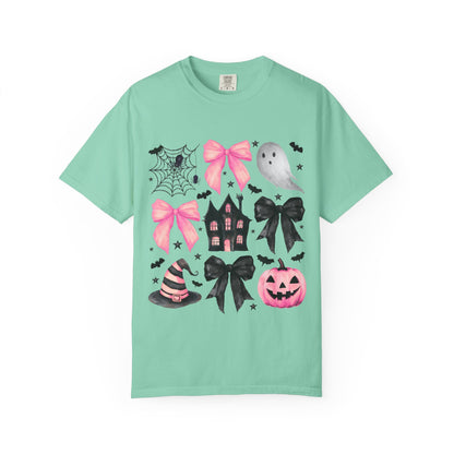 Halloween Graphic Tee, Spooky T-Shirt, Unisex Halloween Shirt, Ghost & Pumpkin Design, Autumn Casual Wear