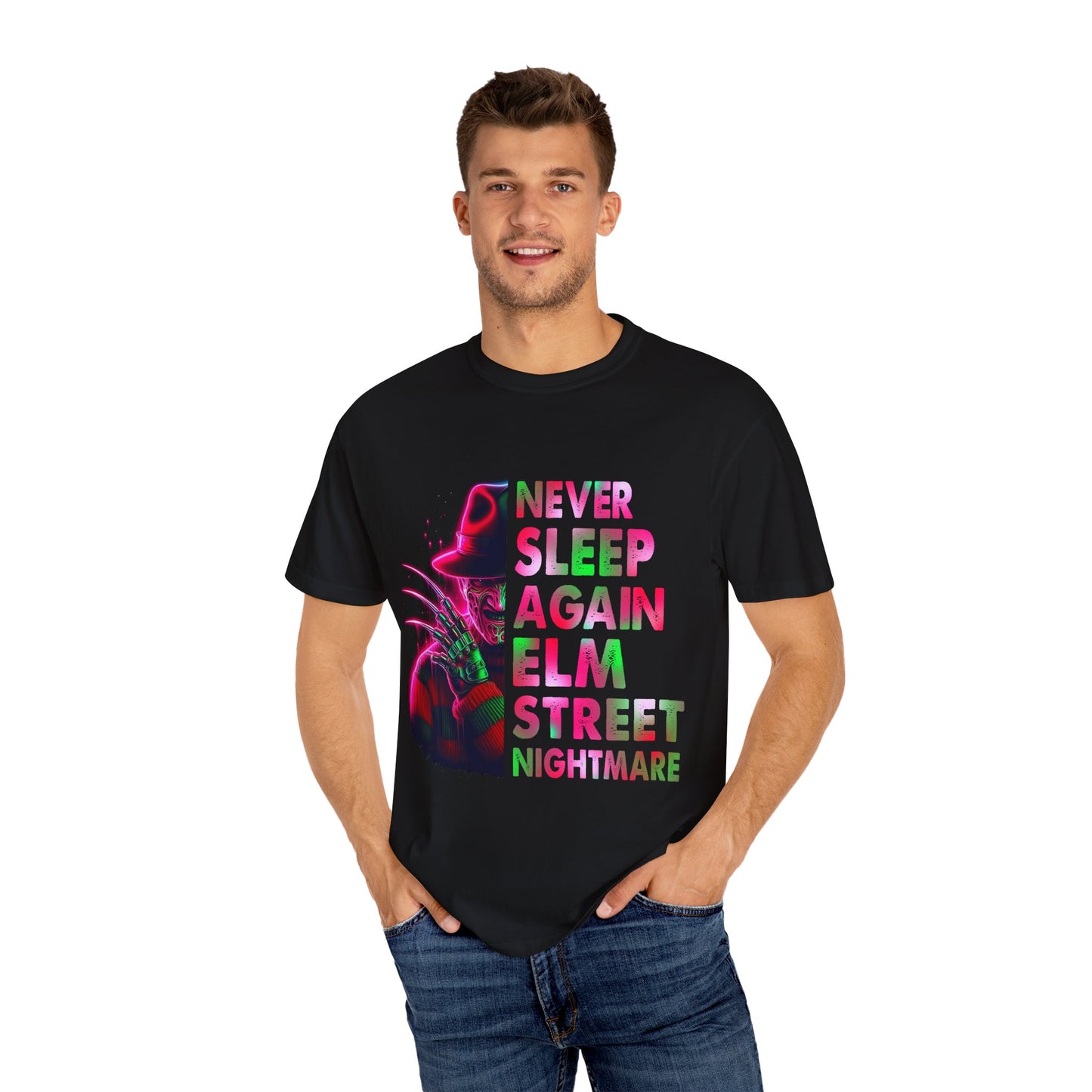 Elm Street Nightmare T-Shirt, Horror Apparel, Movie Merch, Unisex Graphic Tee, Halloween Costume, Vintage Style Shirt