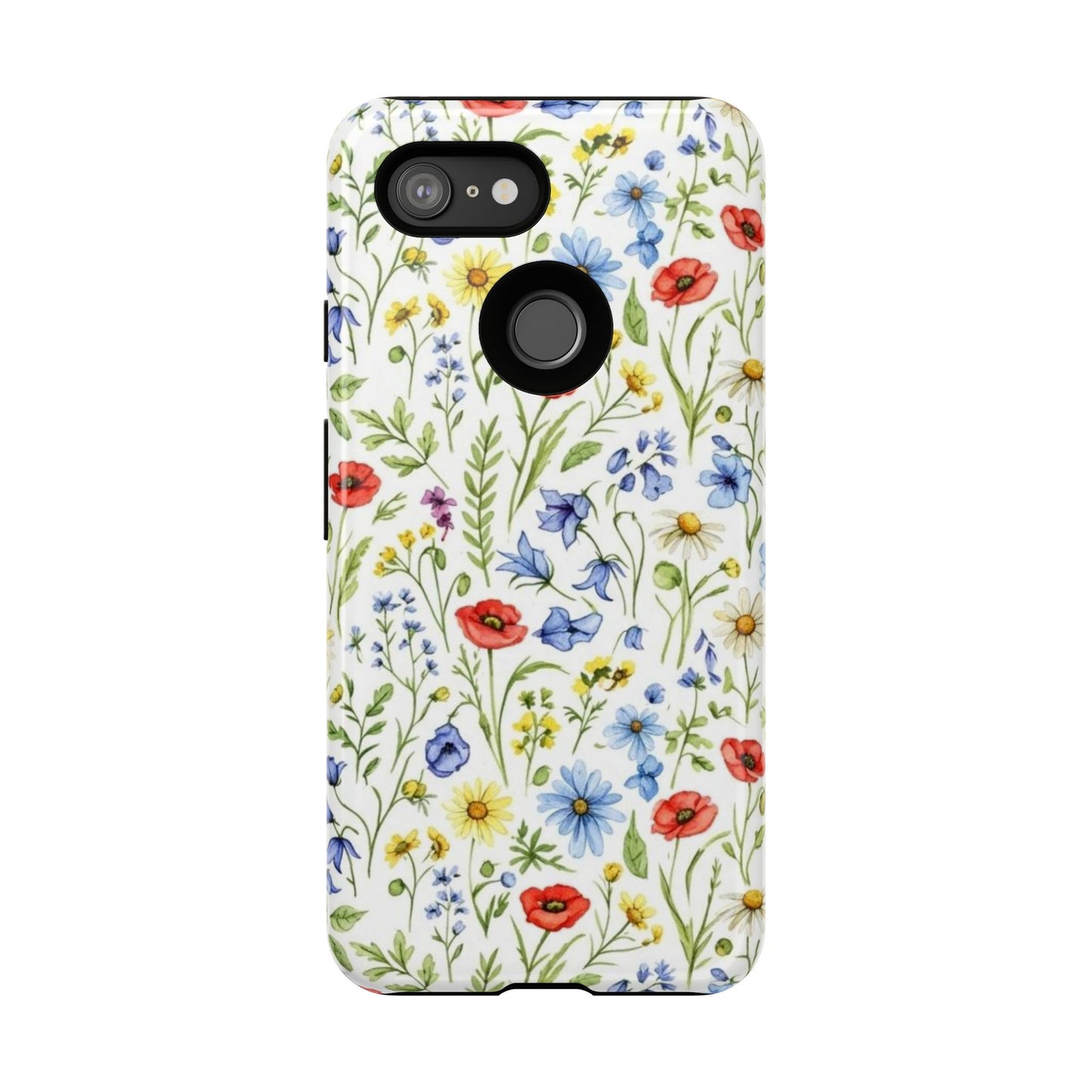 Floral Phone Case, Bohemian Style Tough Case, Nature Inspired Phone Cover, Gift for Her, Summer Vibes
