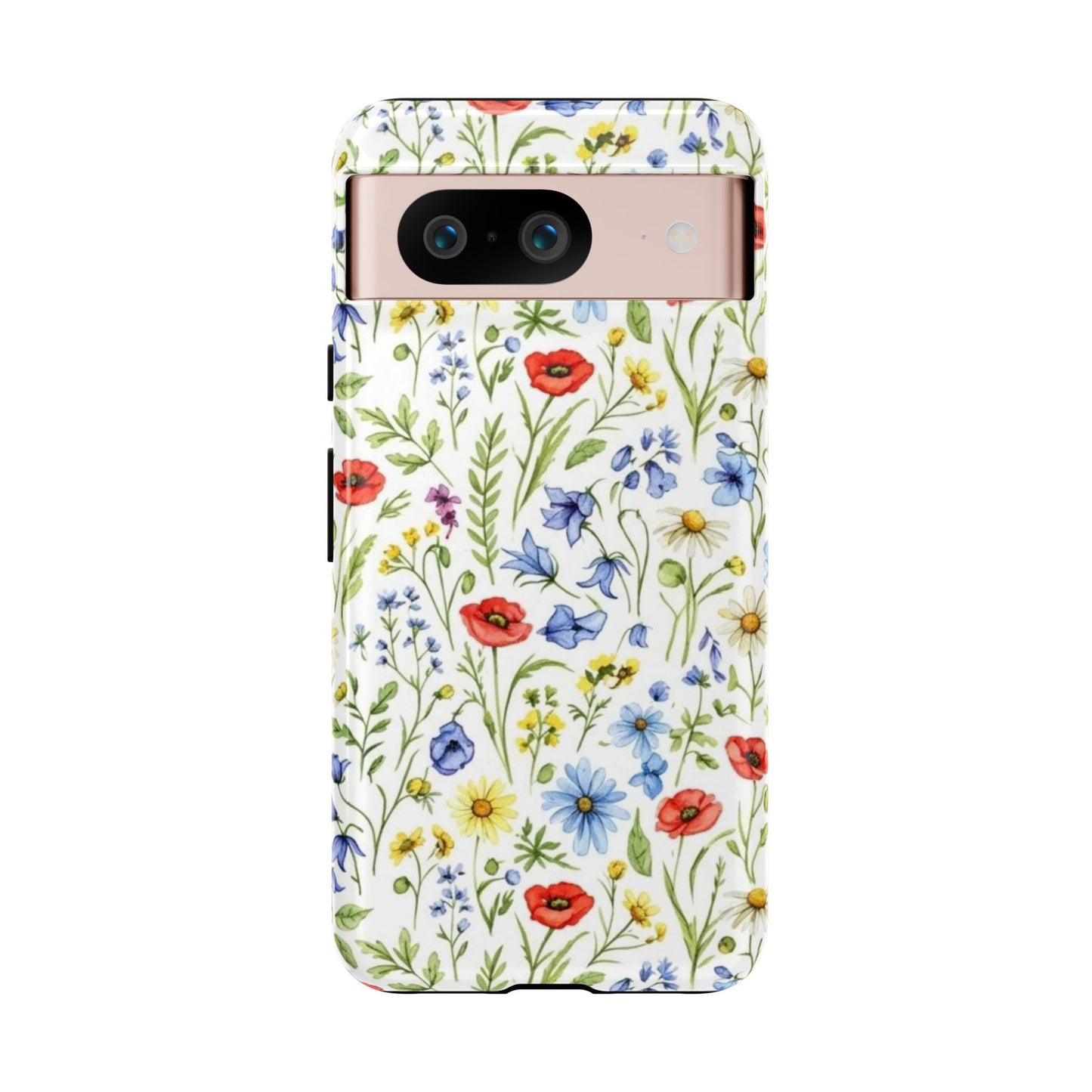 Floral Phone Case, Bohemian Style Tough Case, Nature Inspired Phone Cover, Gift for Her, Summer Vibes