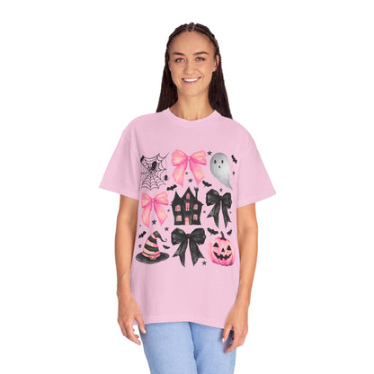 Halloween Graphic Tee, Spooky T-Shirt, Unisex Halloween Shirt, Ghost & Pumpkin Design, Autumn Casual Wear