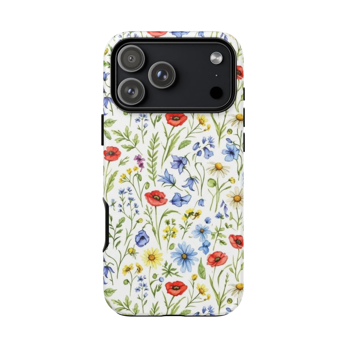 Floral Phone Case, Bohemian Style Tough Case, Nature Inspired Phone Cover, Gift for Her, Summer Vibes