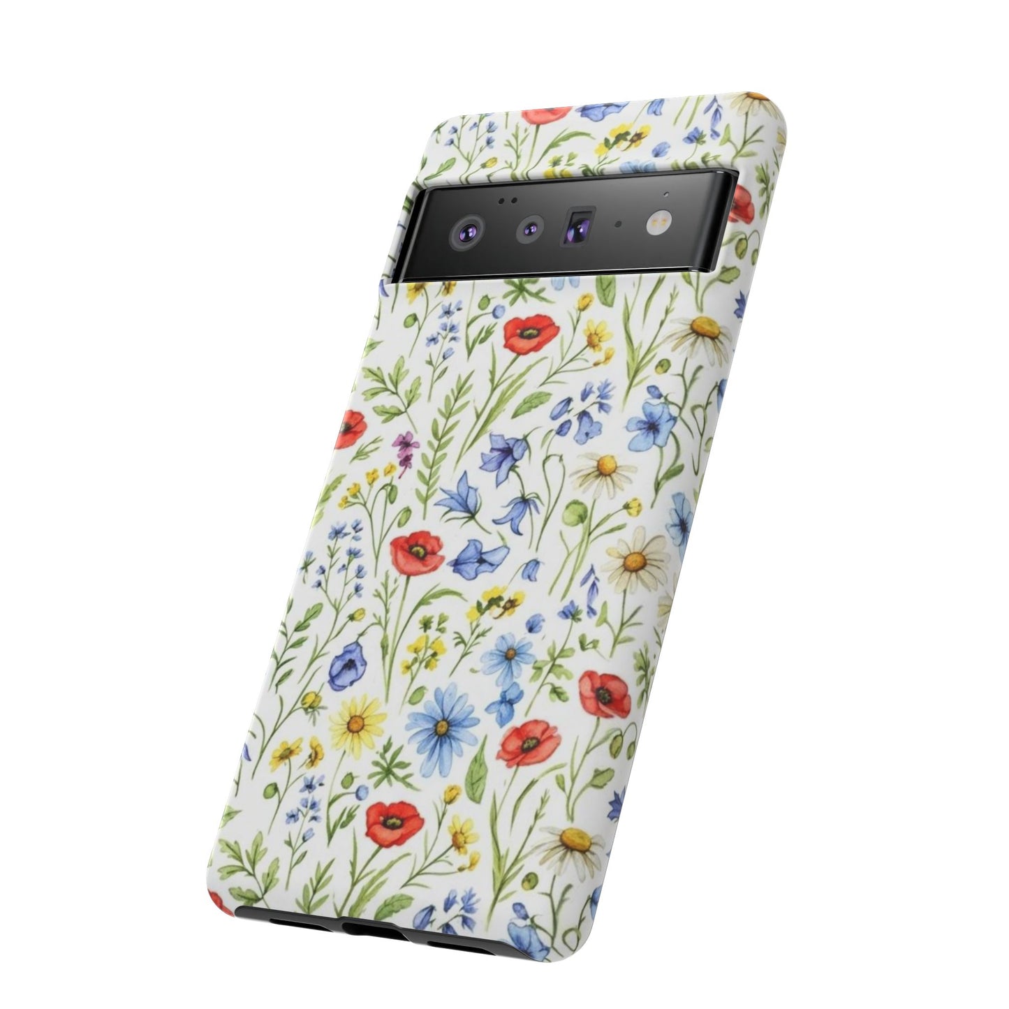 Floral Phone Case, Bohemian Style Tough Case, Nature Inspired Phone Cover, Gift for Her, Summer Vibes