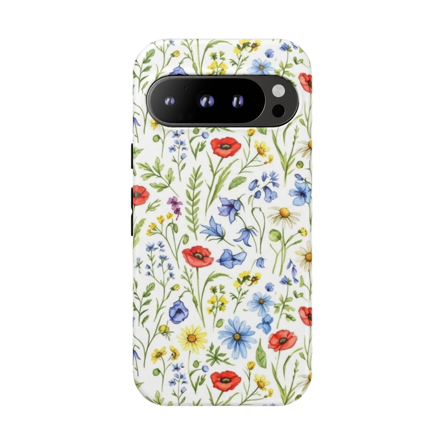 Floral Phone Case, Bohemian Style Tough Case, Nature Inspired Phone Cover, Gift for Her, Summer Vibes