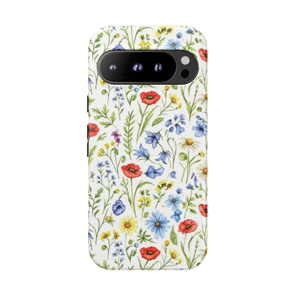 Floral Phone Case, Bohemian Style Tough Case, Nature Inspired Phone Cover, Gift for Her, Summer Vibes
