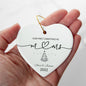Personalized Mr and Mrs Heart Ornament for Christmas