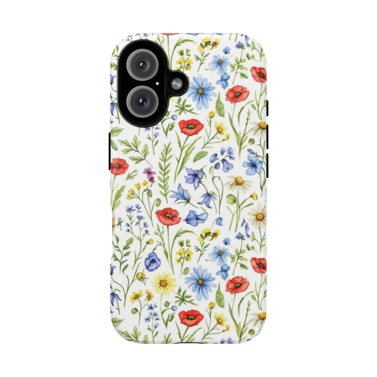 Floral Phone Case, Bohemian Style Tough Case, Nature Inspired Phone Cover, Gift for Her, Summer Vibes