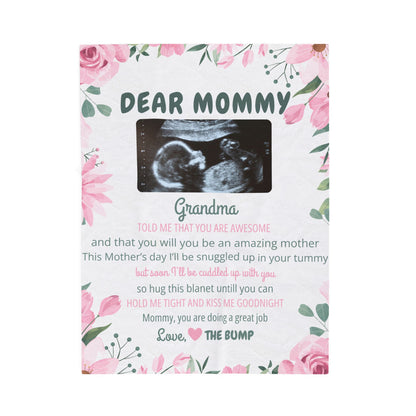 Velveteen Plush Blanket - Dear Mommy