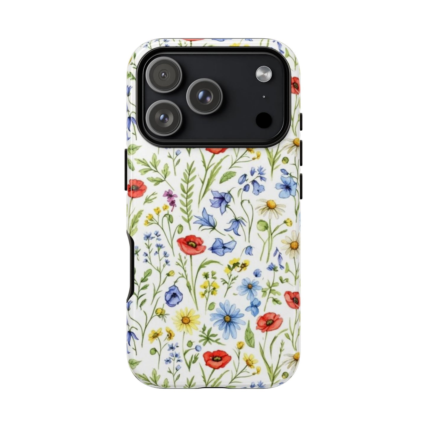 Floral Phone Case, Bohemian Style Tough Case, Nature Inspired Phone Cover, Gift for Her, Summer Vibes