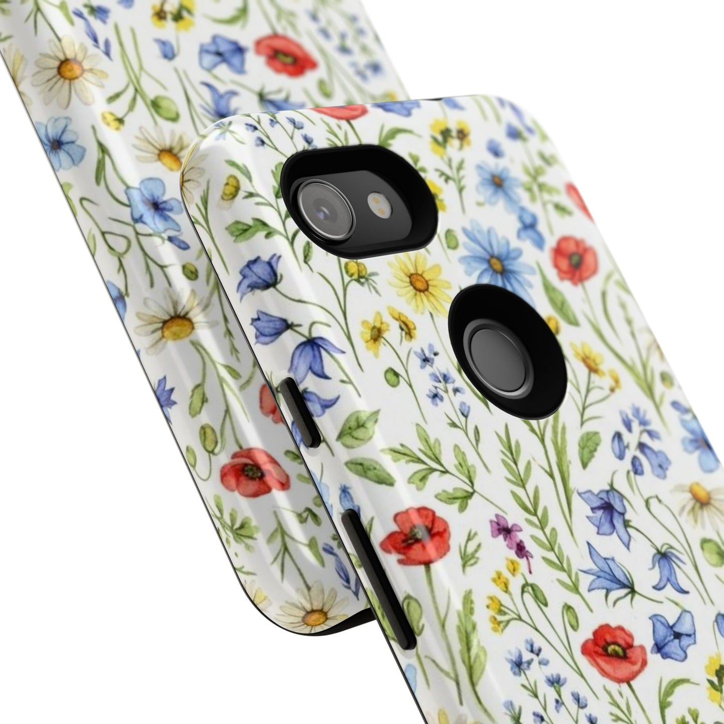 Floral Phone Case, Bohemian Style Tough Case, Nature Inspired Phone Cover, Gift for Her, Summer Vibes