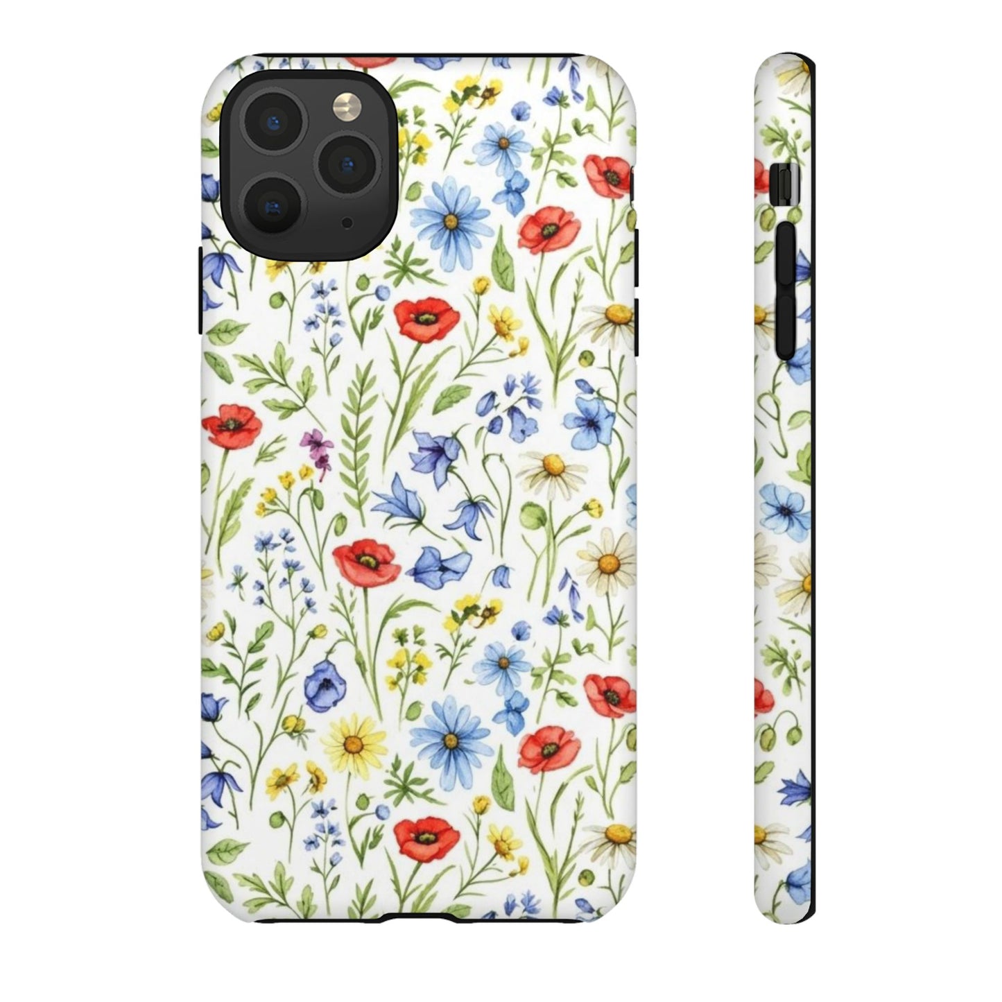 Floral Phone Case, Bohemian Style Tough Case, Nature Inspired Phone Cover, Gift for Her, Summer Vibes
