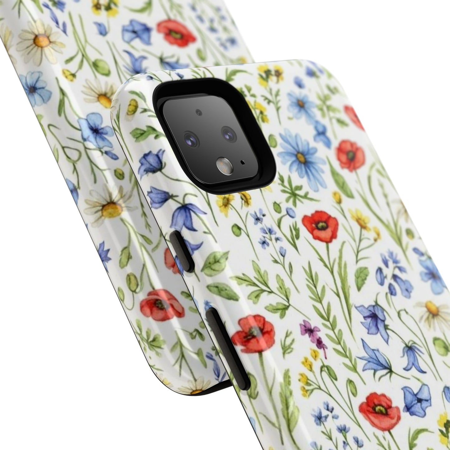 Floral Phone Case, Bohemian Style Tough Case, Nature Inspired Phone Cover, Gift for Her, Summer Vibes