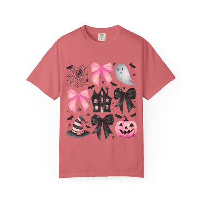 Halloween Graphic Tee, Spooky T-Shirt, Unisex Halloween Shirt, Ghost & Pumpkin Design, Autumn Casual Wear