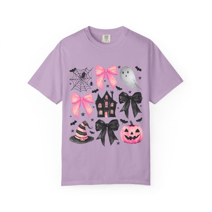 Halloween Graphic Tee, Spooky T-Shirt, Unisex Halloween Shirt, Ghost & Pumpkin Design, Autumn Casual Wear