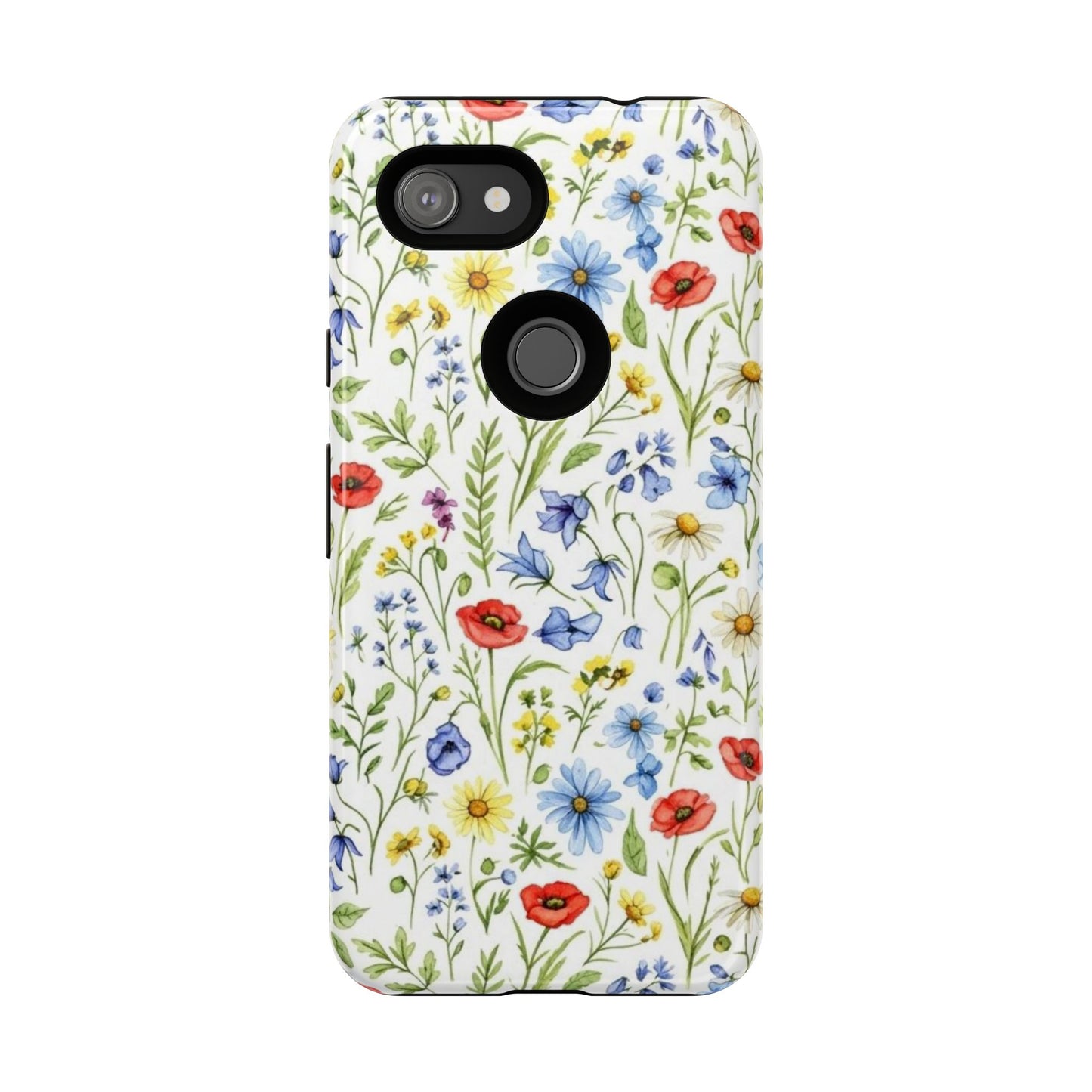 Floral Phone Case, Bohemian Style Tough Case, Nature Inspired Phone Cover, Gift for Her, Summer Vibes