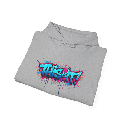 Urban Graffiti Hoodie | Unisex Heavy Blend™ Sweatshirt, Streetwear, Casual Fashion, Graphic Sweatshirt, Gift for Him/Her