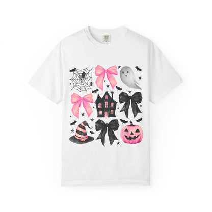 Halloween Graphic Tee, Spooky T-Shirt, Unisex Halloween Shirt, Ghost & Pumpkin Design, Autumn Casual Wear
