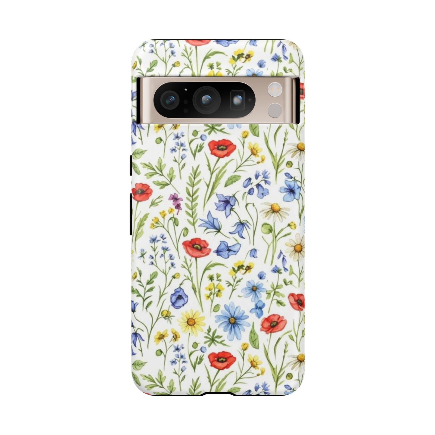 Floral Phone Case, Bohemian Style Tough Case, Nature Inspired Phone Cover, Gift for Her, Summer Vibes